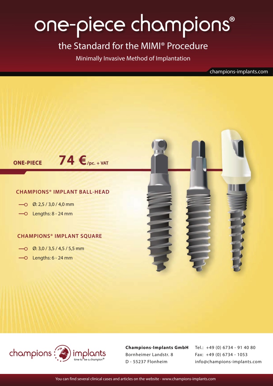 IDT – Implant Dentistry Today Preview Pages