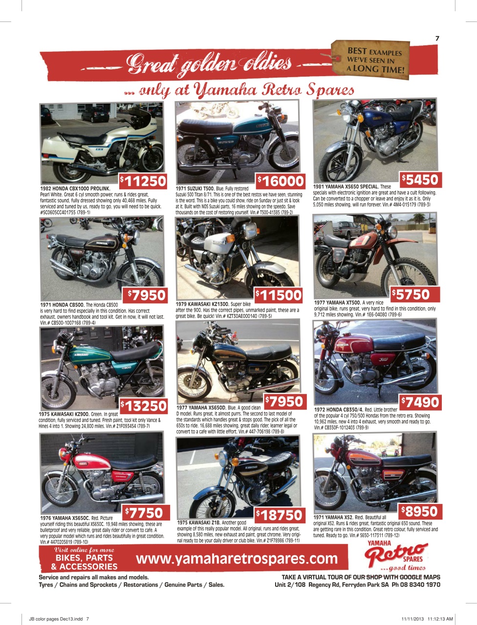 JUST BIKES Preview Pages