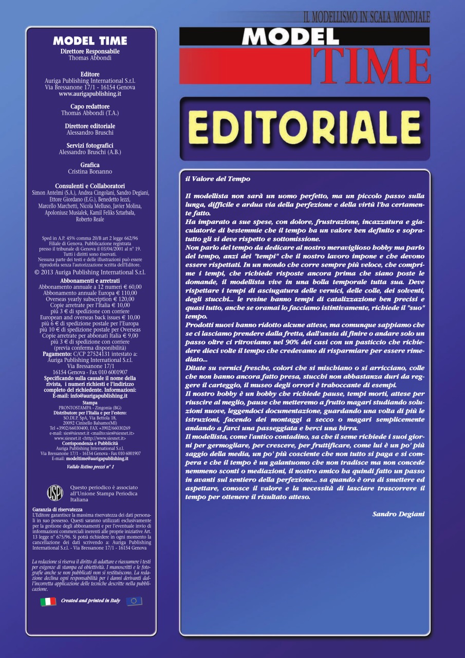 Model Time Preview Pages