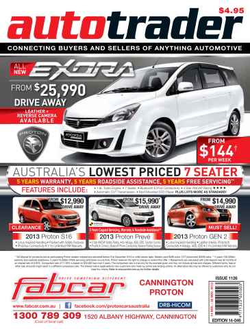 AutoTrader issue Autotrader 1126