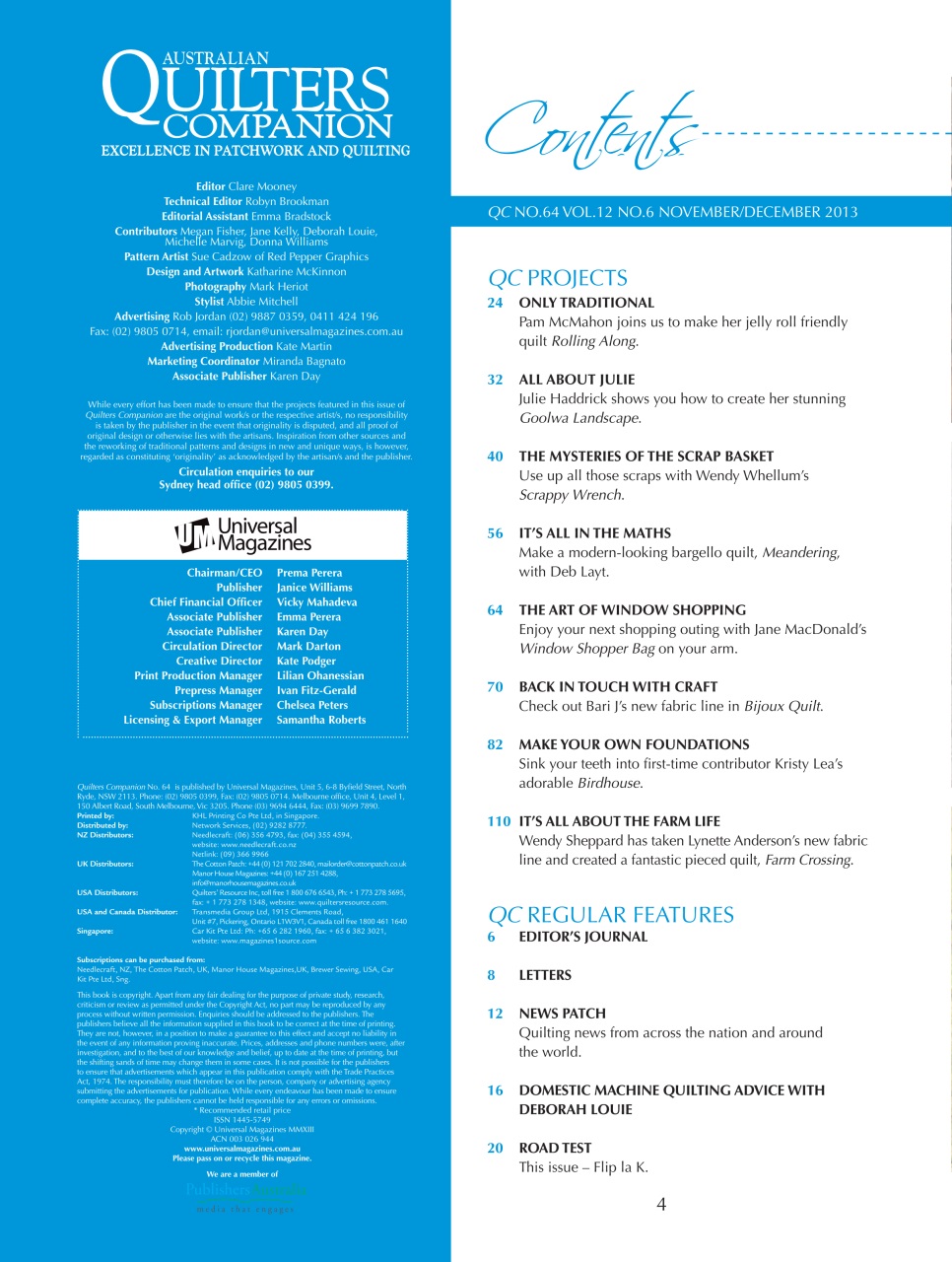 Quilters Companion Preview Pages