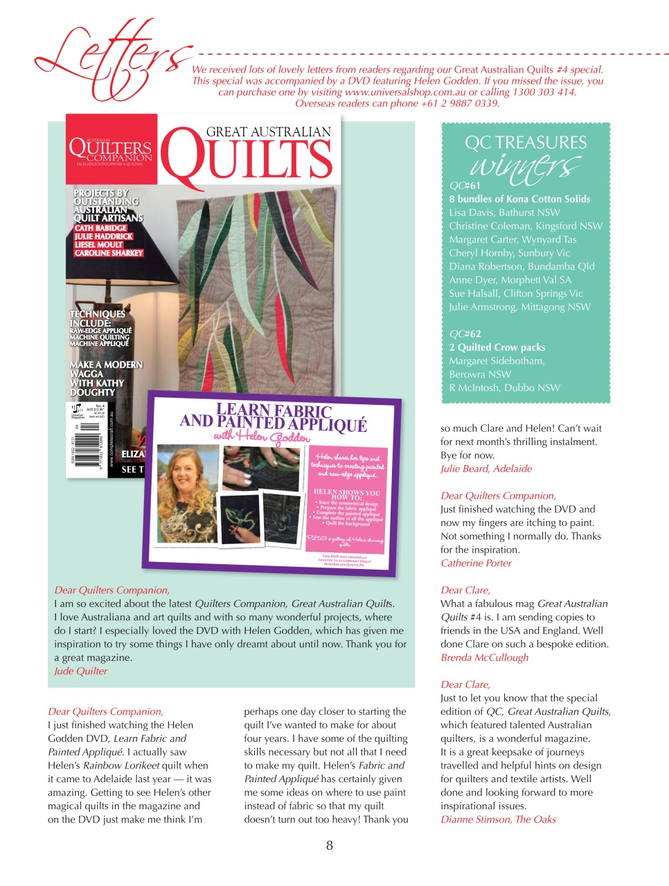 Quilters Companion Preview Pages