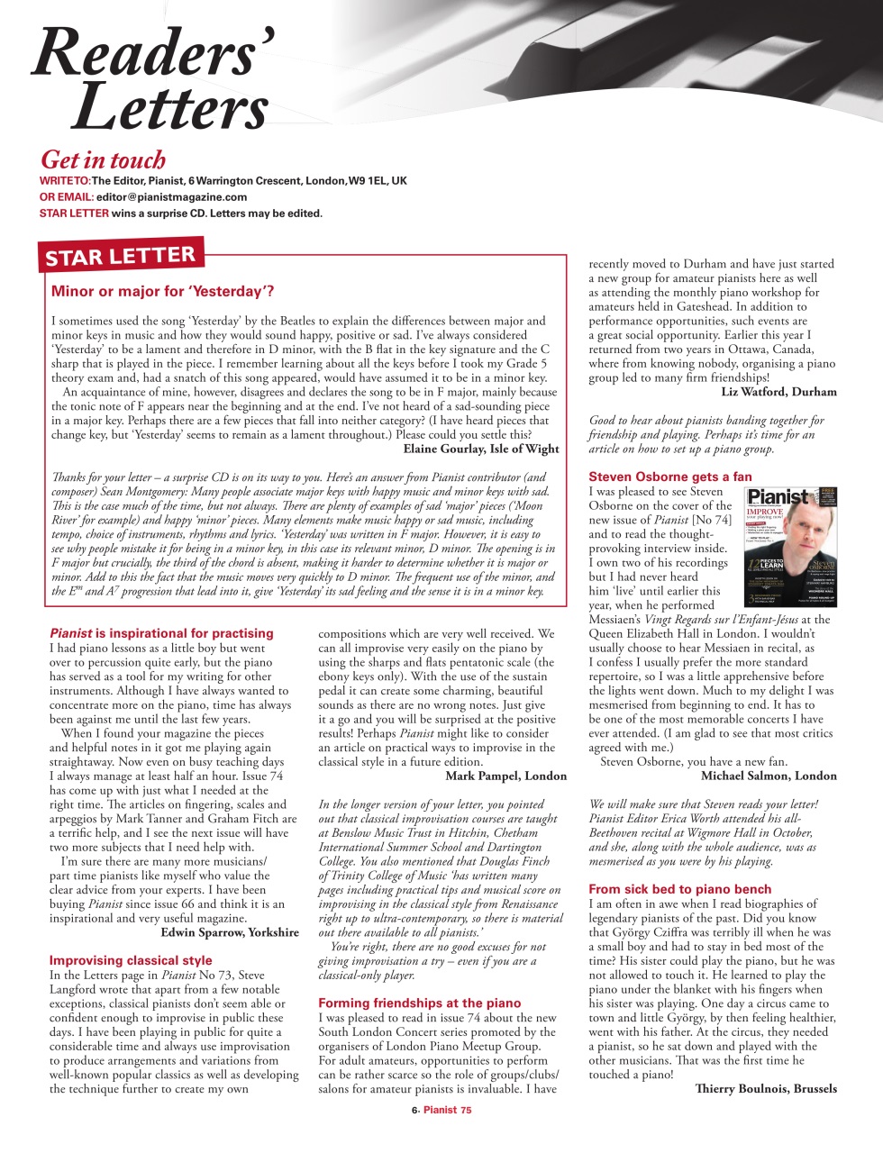 Pianist Preview Pages