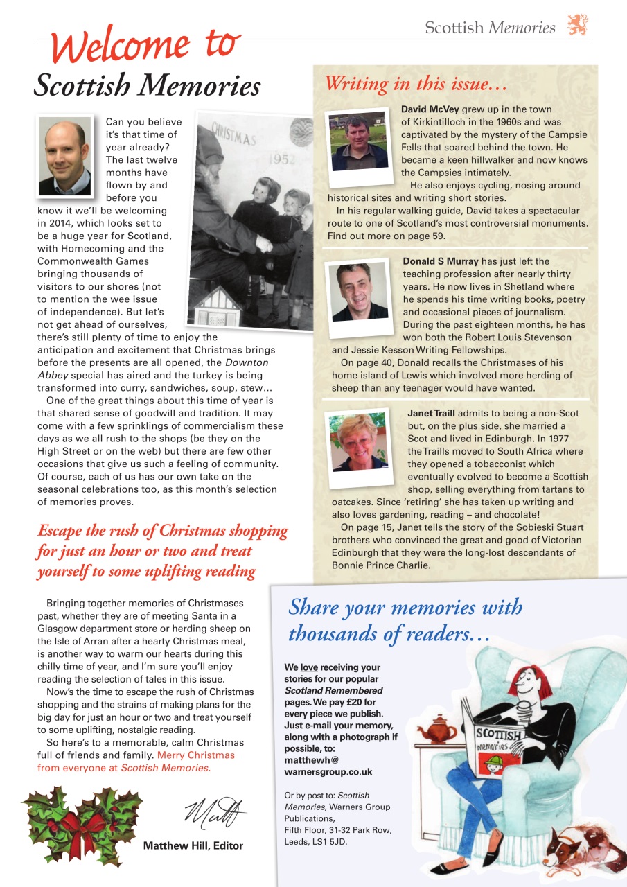 Scottish Memories Preview Pages