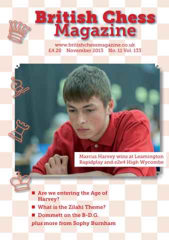 British Chess Magazine issue BCM November 2013