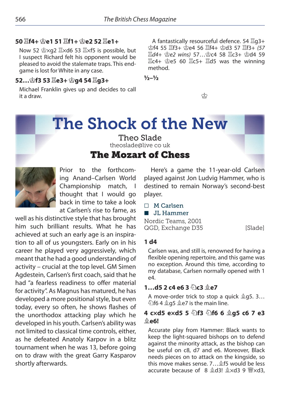 British Chess Magazine Preview Pages