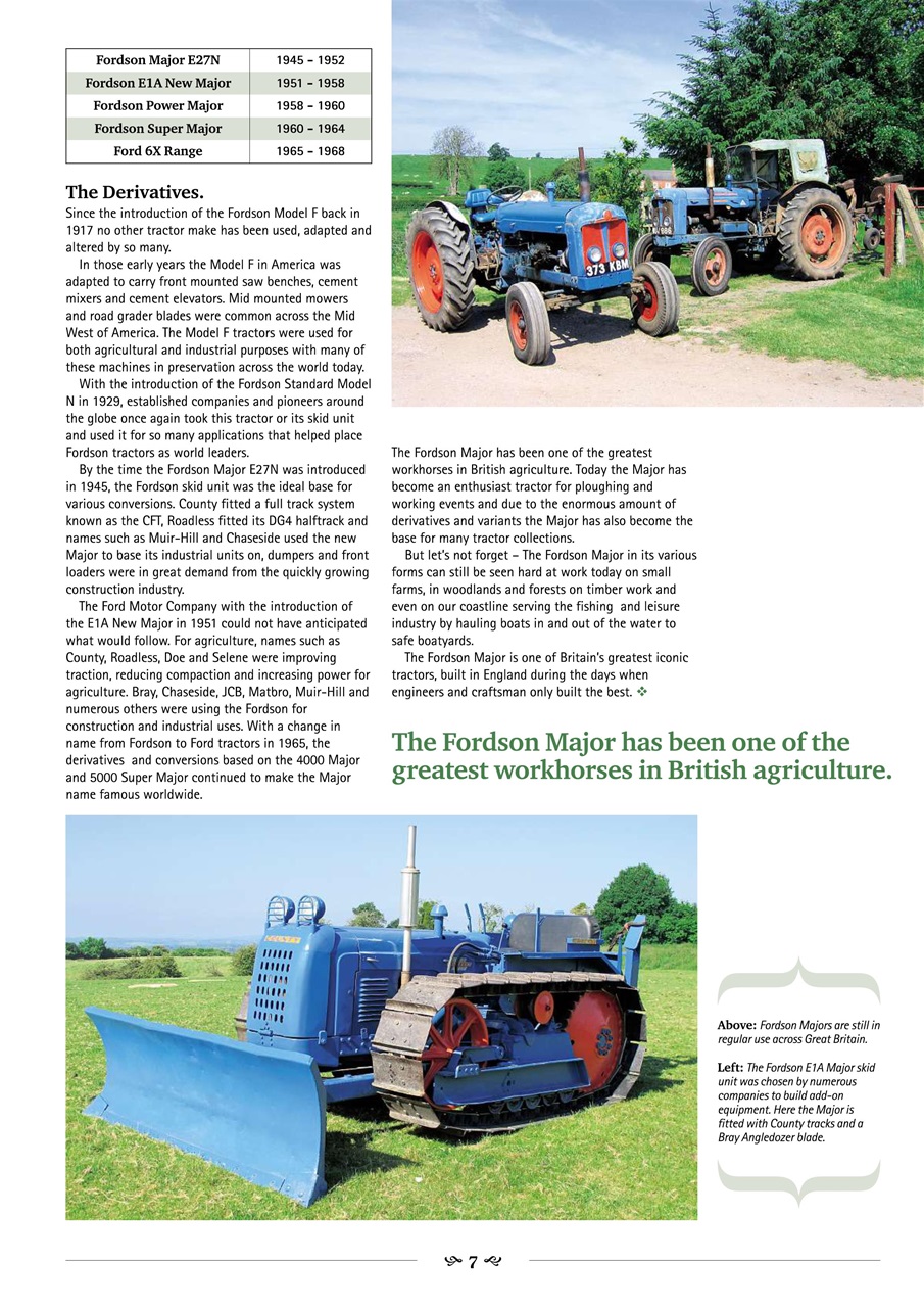 Tractor & Farming Heritage Magazine Preview Pages
