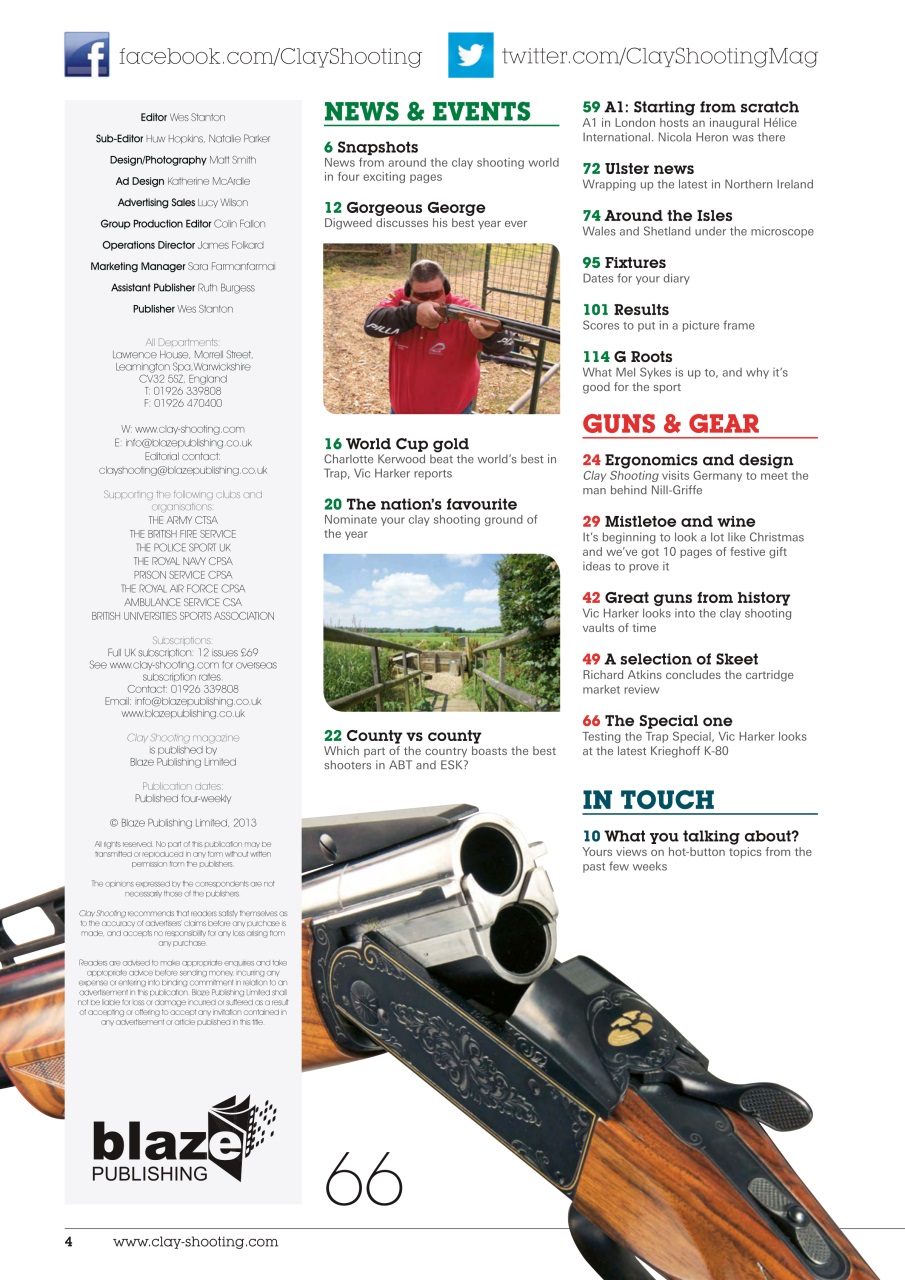 Clay Shooting Preview Pages