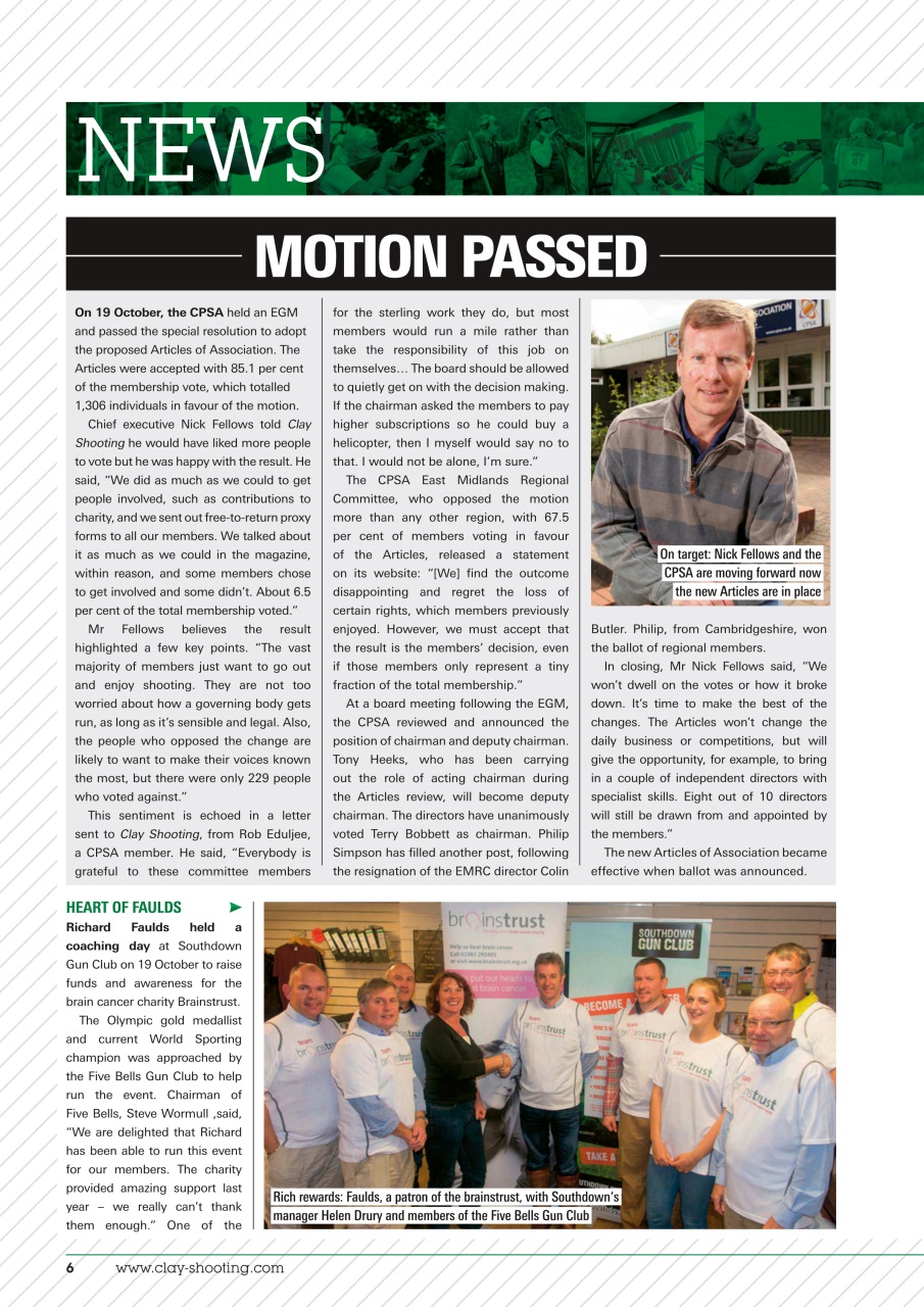 Clay Shooting Preview Pages