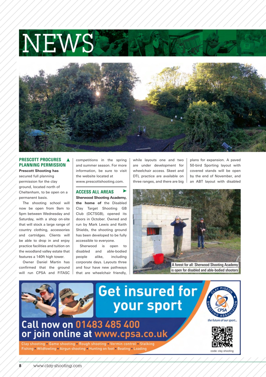 Clay Shooting Preview Pages