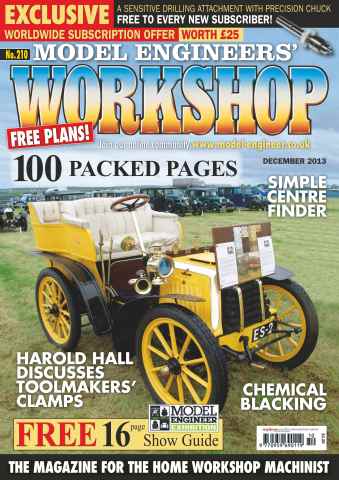 Model Engineer & Workshop Magazine issue December 2013