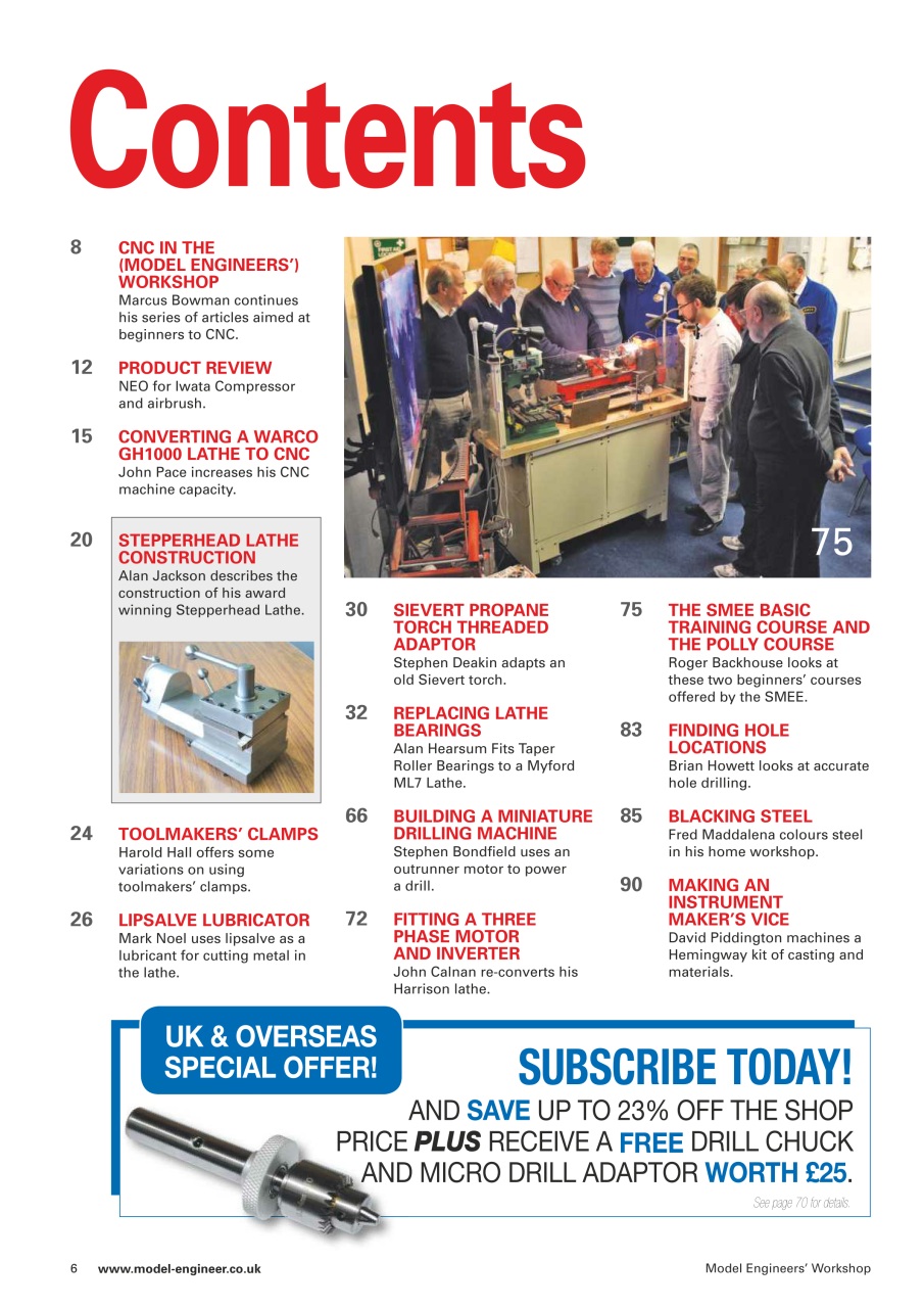 Model Engineer & Workshop Magazine Preview Pages