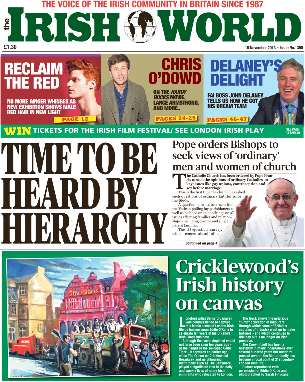 Irish World Preview Pages