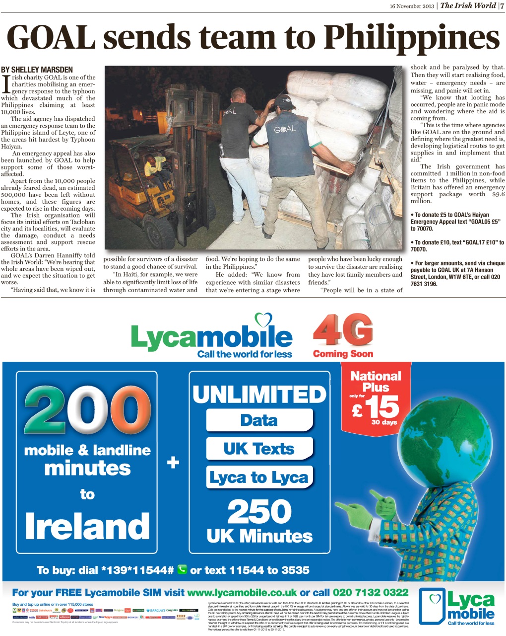Irish World Preview Pages