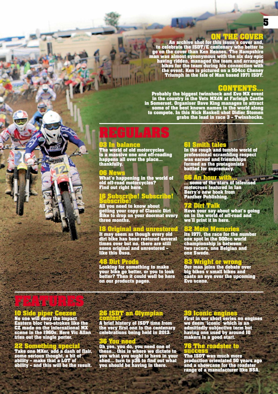 Classic Dirt Bike Preview Pages
