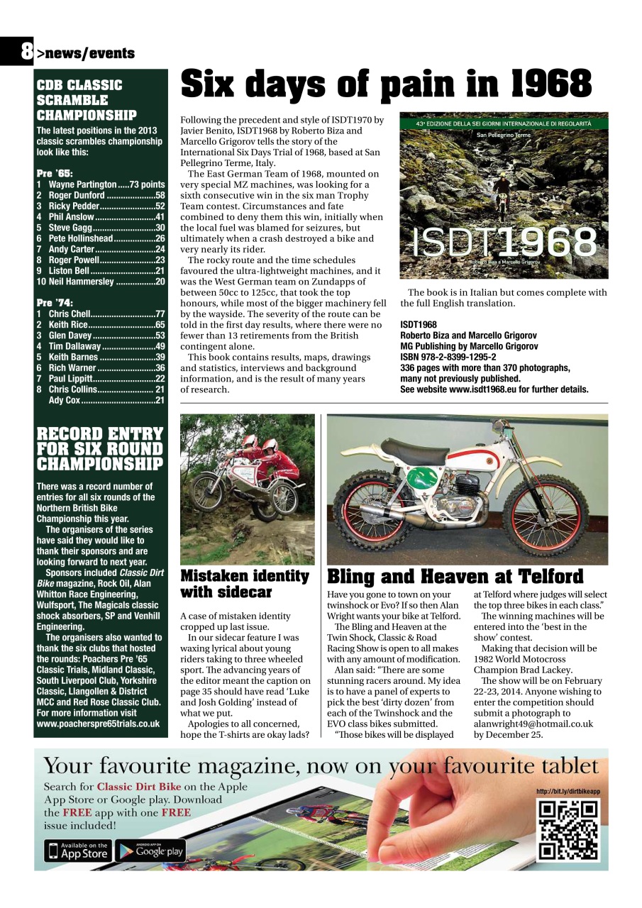 Classic Dirt Bike Preview Pages