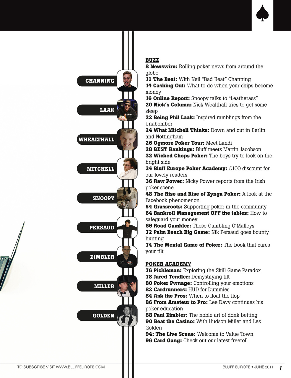 Bluff Europe Preview Pages