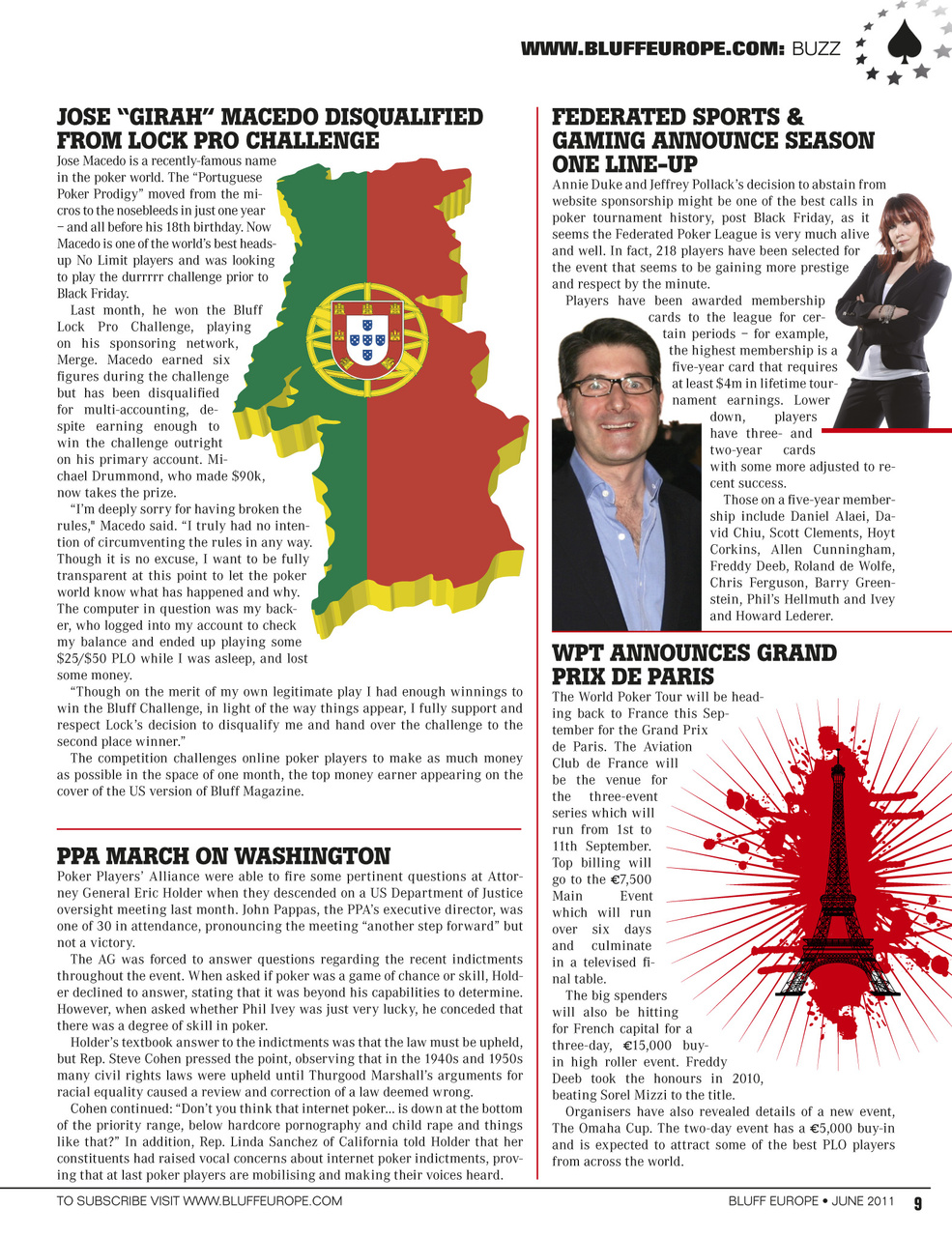 Bluff Europe Preview Pages