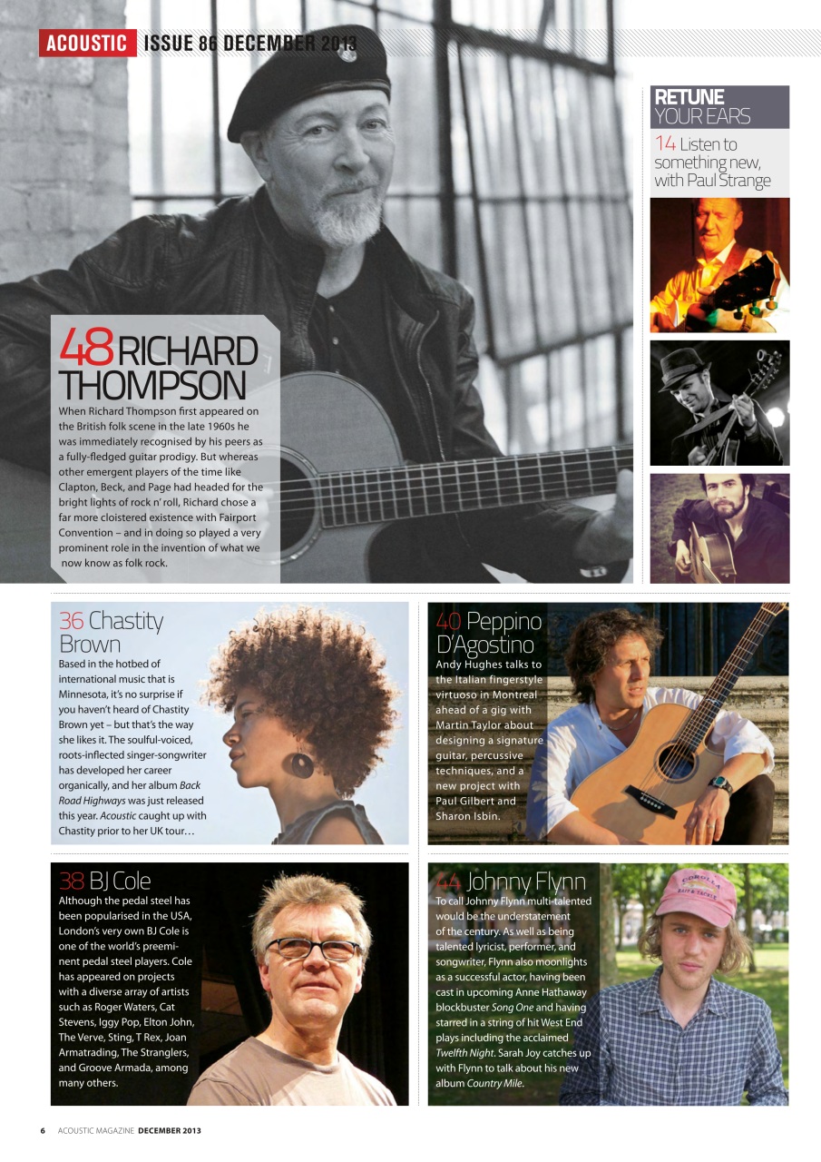 Acoustic Preview Pages