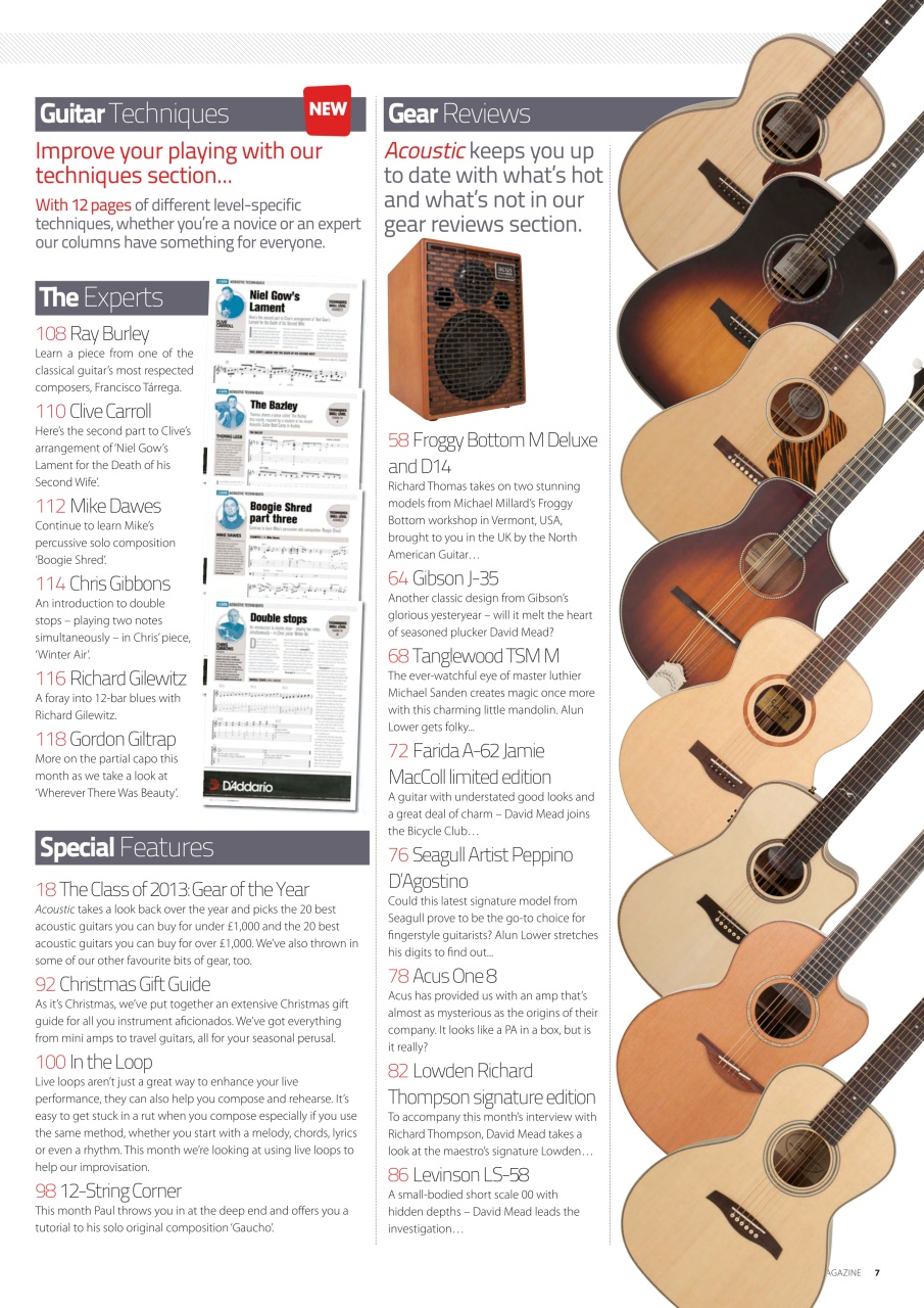 Acoustic Preview Pages