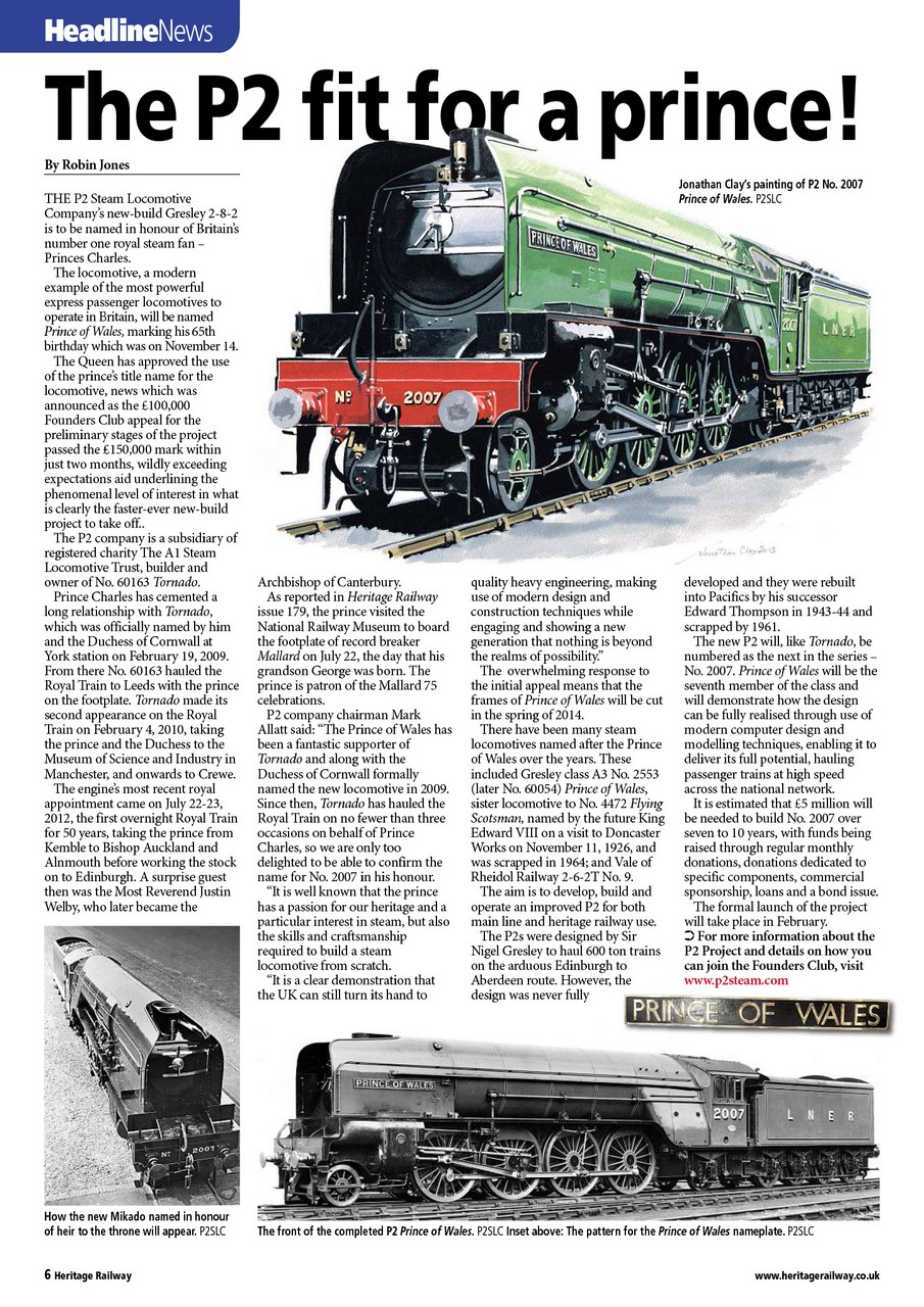 Heritage Railway Preview Pages