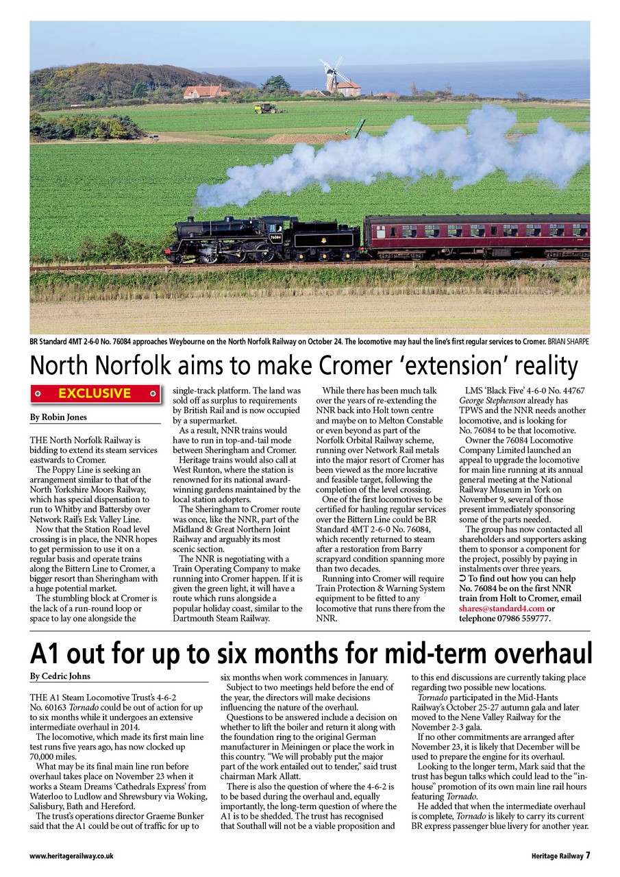 Heritage Railway Preview Pages