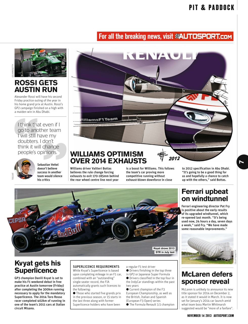 Autosport Preview Pages