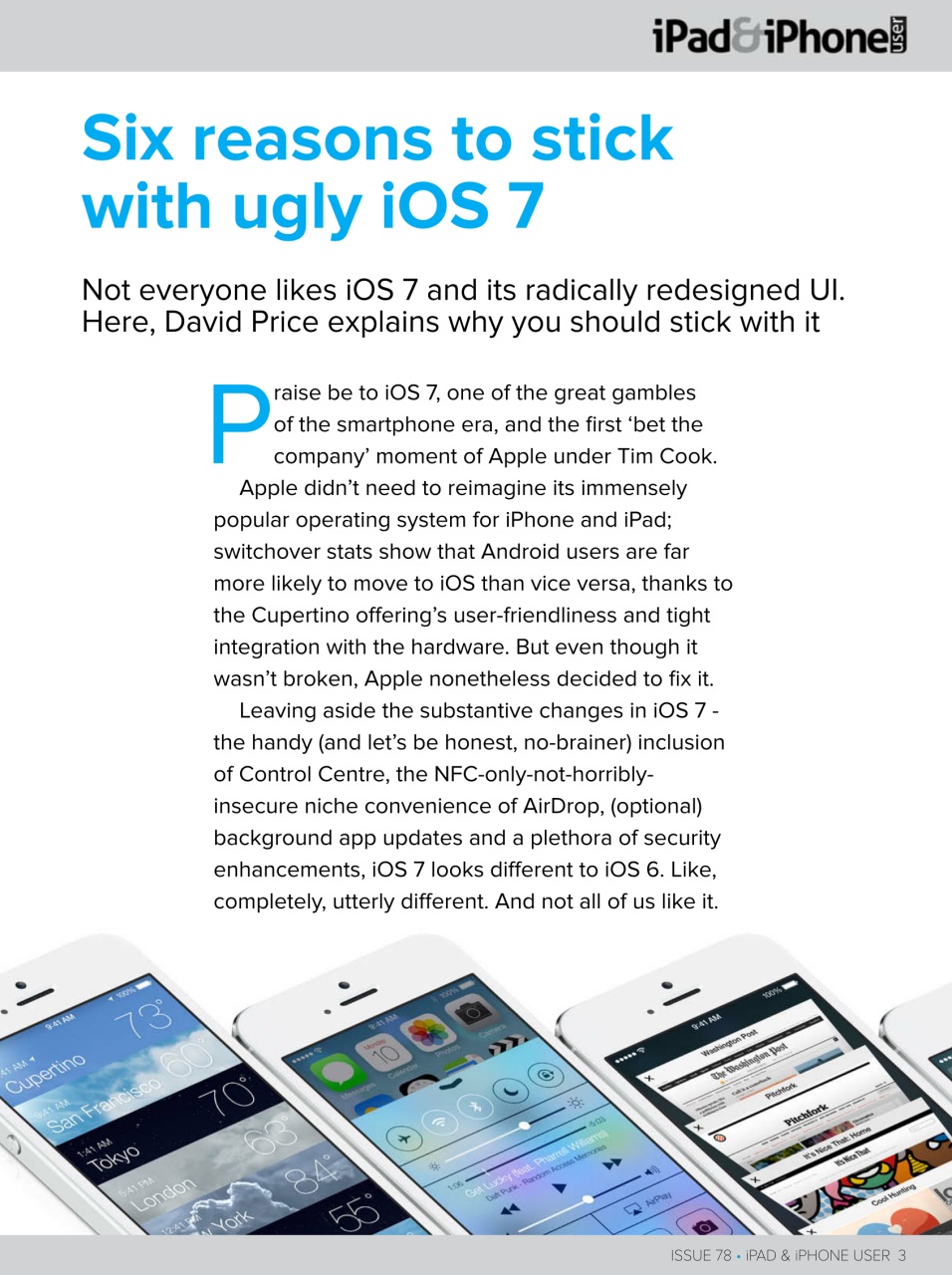iPad and iPhone User Preview Pages