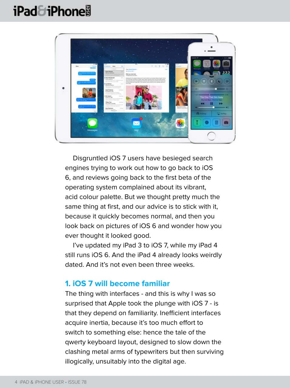 iPad and iPhone User Preview Pages