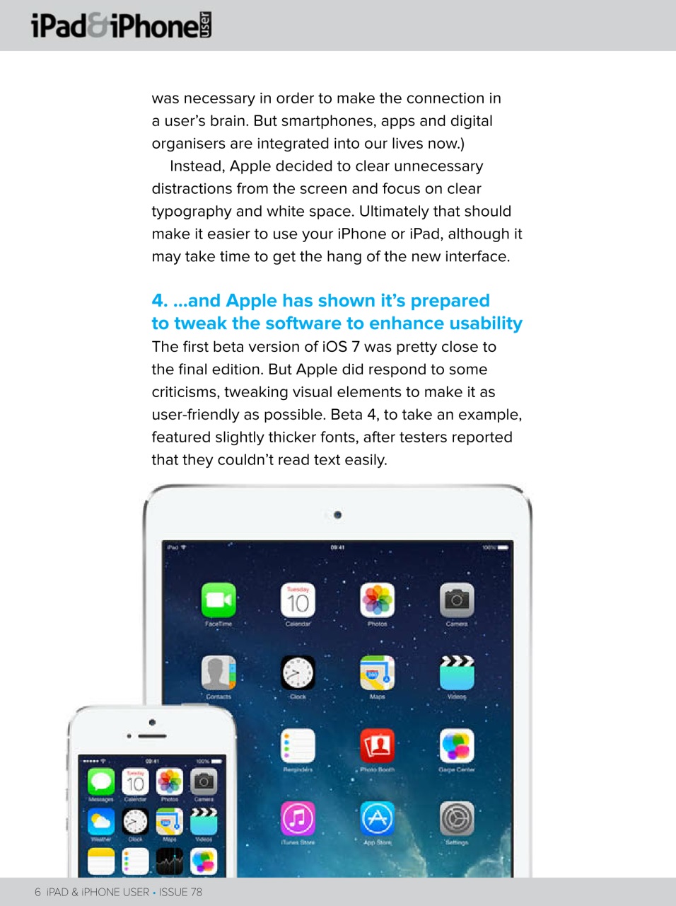 iPad and iPhone User Preview Pages