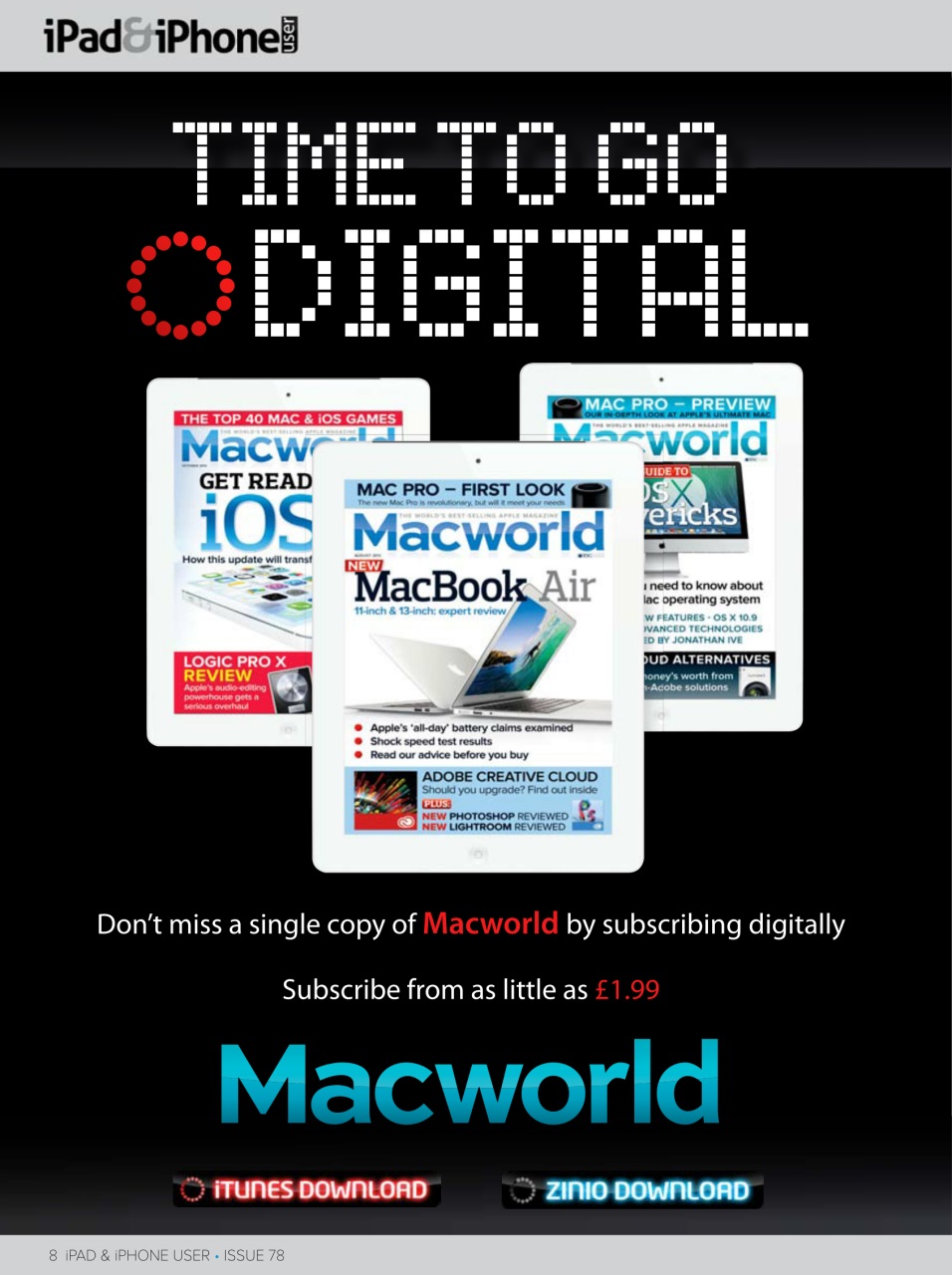 iPad and iPhone User Preview Pages