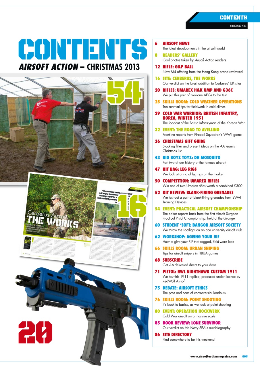Airsoft Action Preview Pages