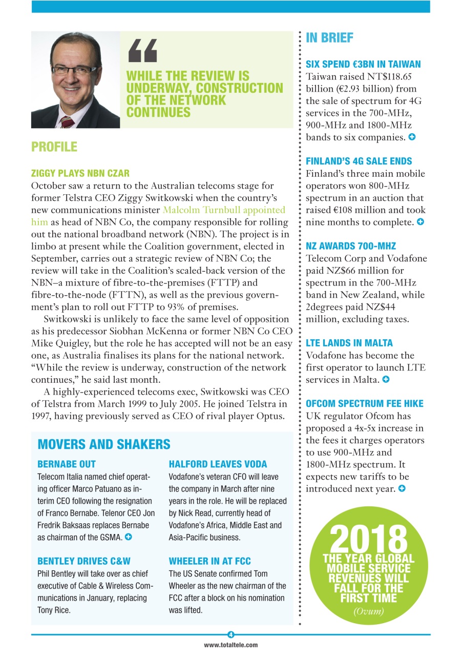 Total Telecom Preview Pages