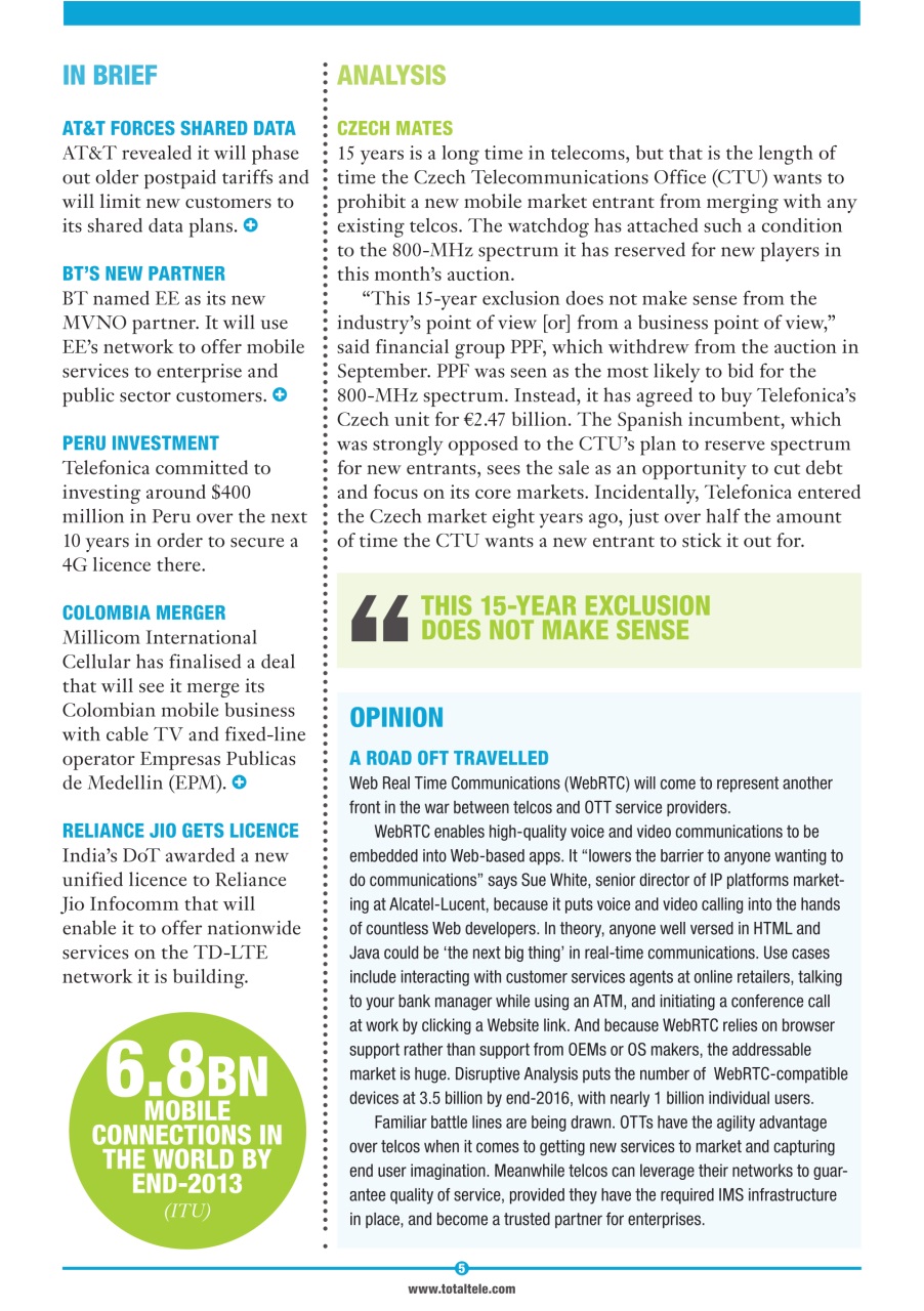 Total Telecom Preview Pages