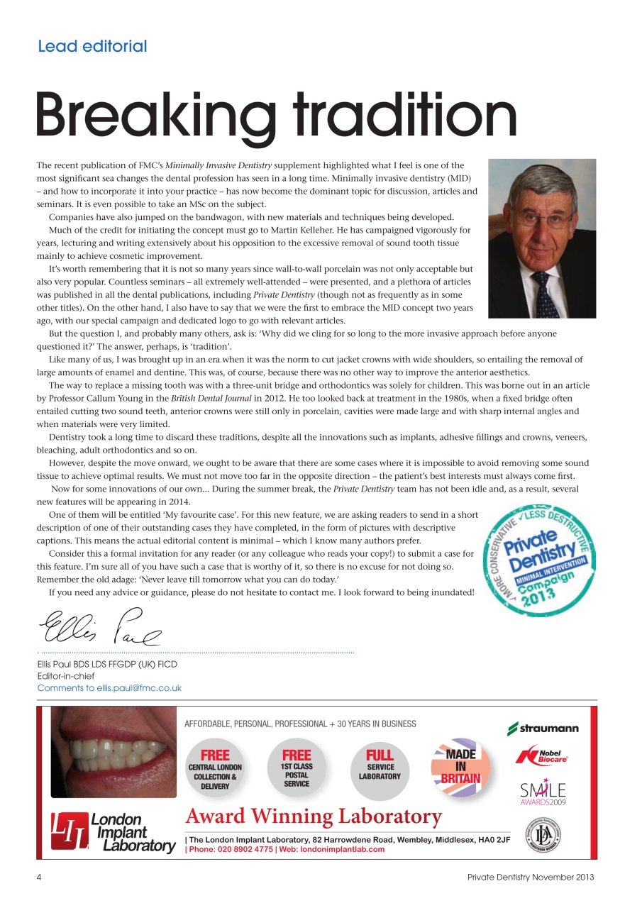 Private Dentistry Preview Pages