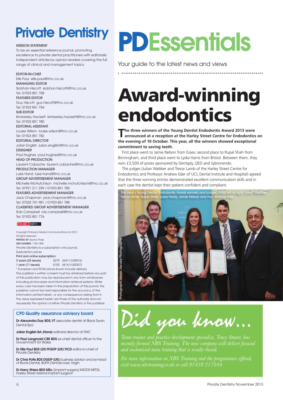 Private Dentistry Preview Pages