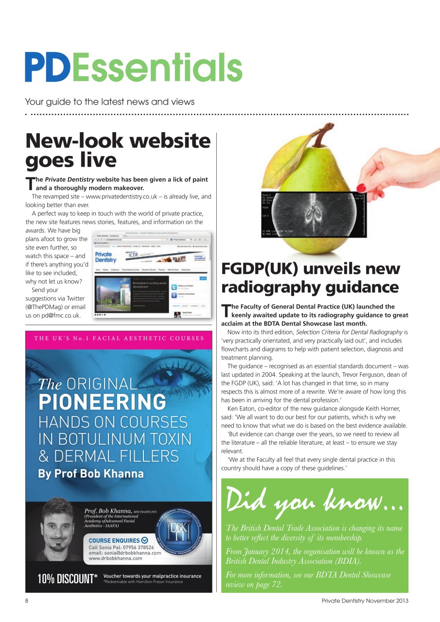 Private Dentistry Preview Pages