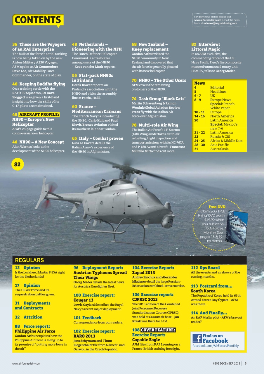 AirForces Monthly Preview Pages