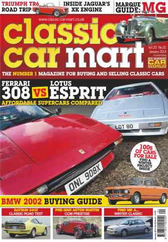 Classic Car Mart issue Vol.20 No.1 Affordable Supercars