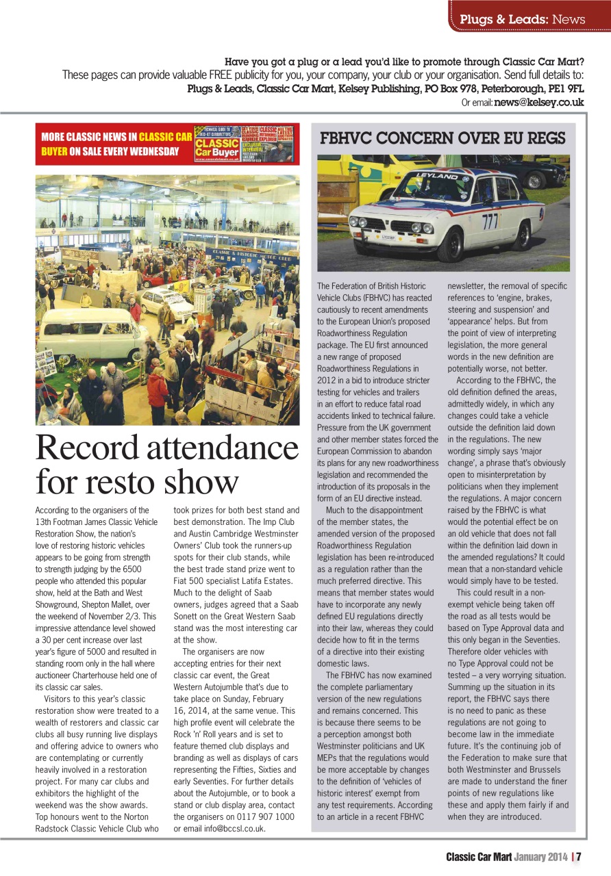 Classic Car Mart Preview Pages