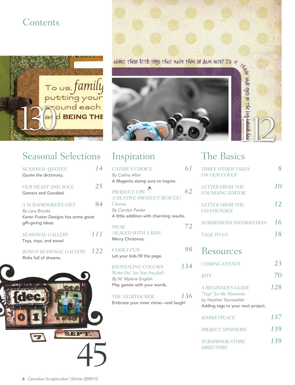 Creative Scrapbooker Preview Pages