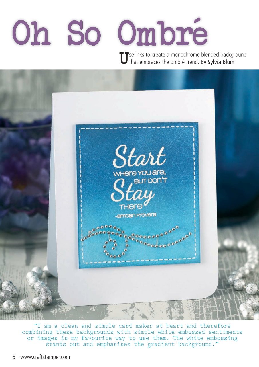 Craft Stamper Preview Pages