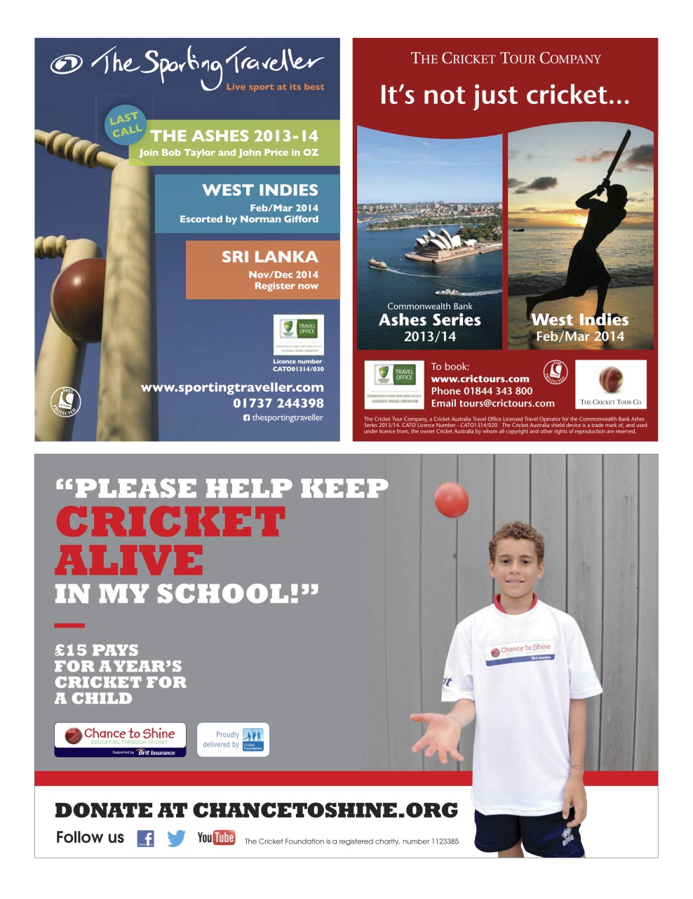 The Cricketer Magazine Preview Pages