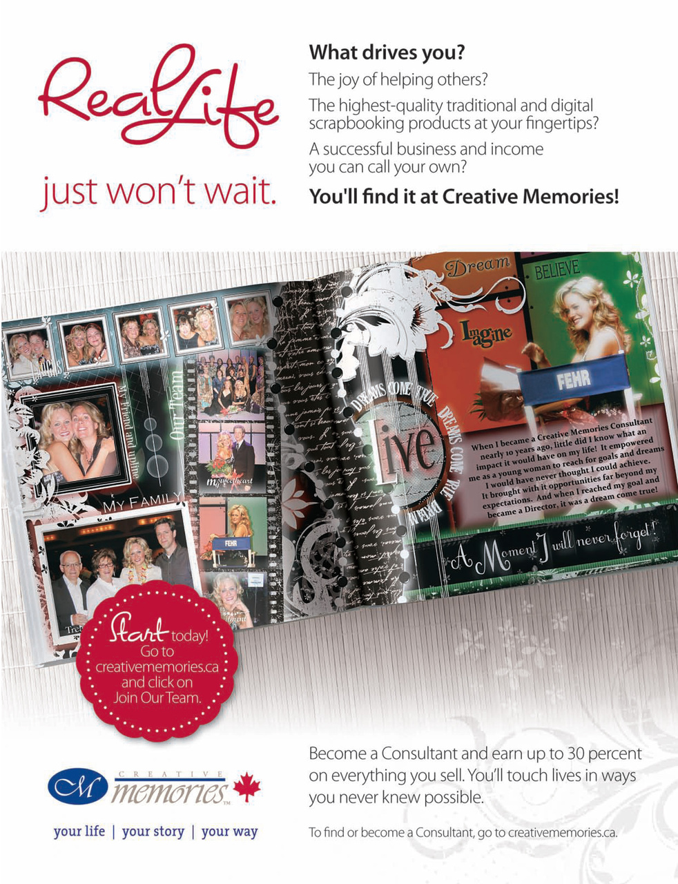 Creative Scrapbooker Preview Pages