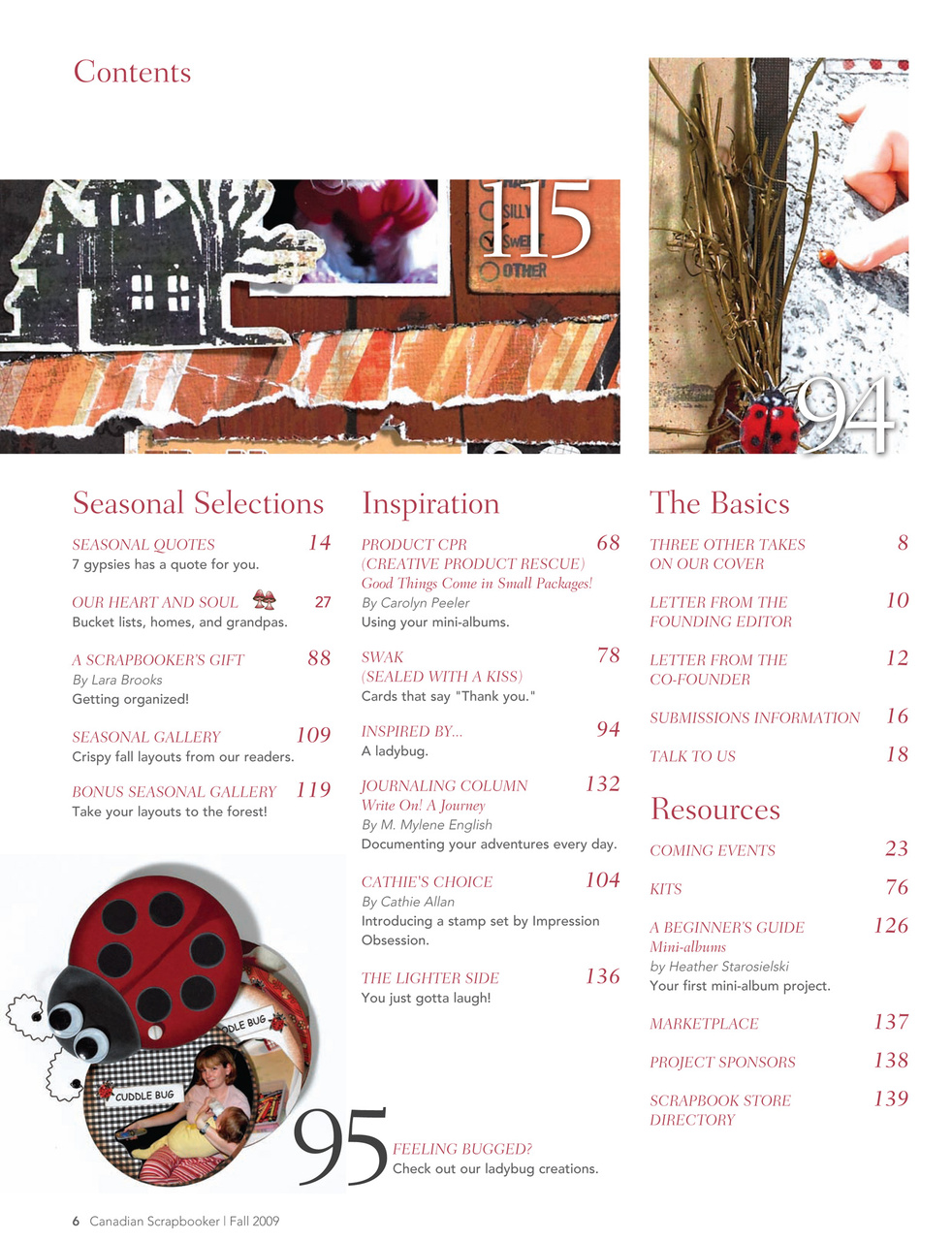 Creative Scrapbooker Preview Pages