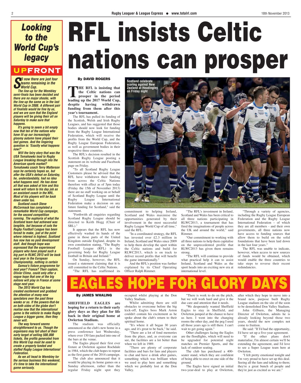 League Express Preview Pages