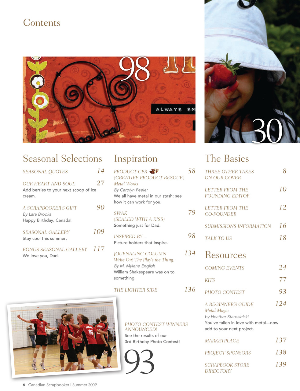 Creative Scrapbooker Preview Pages