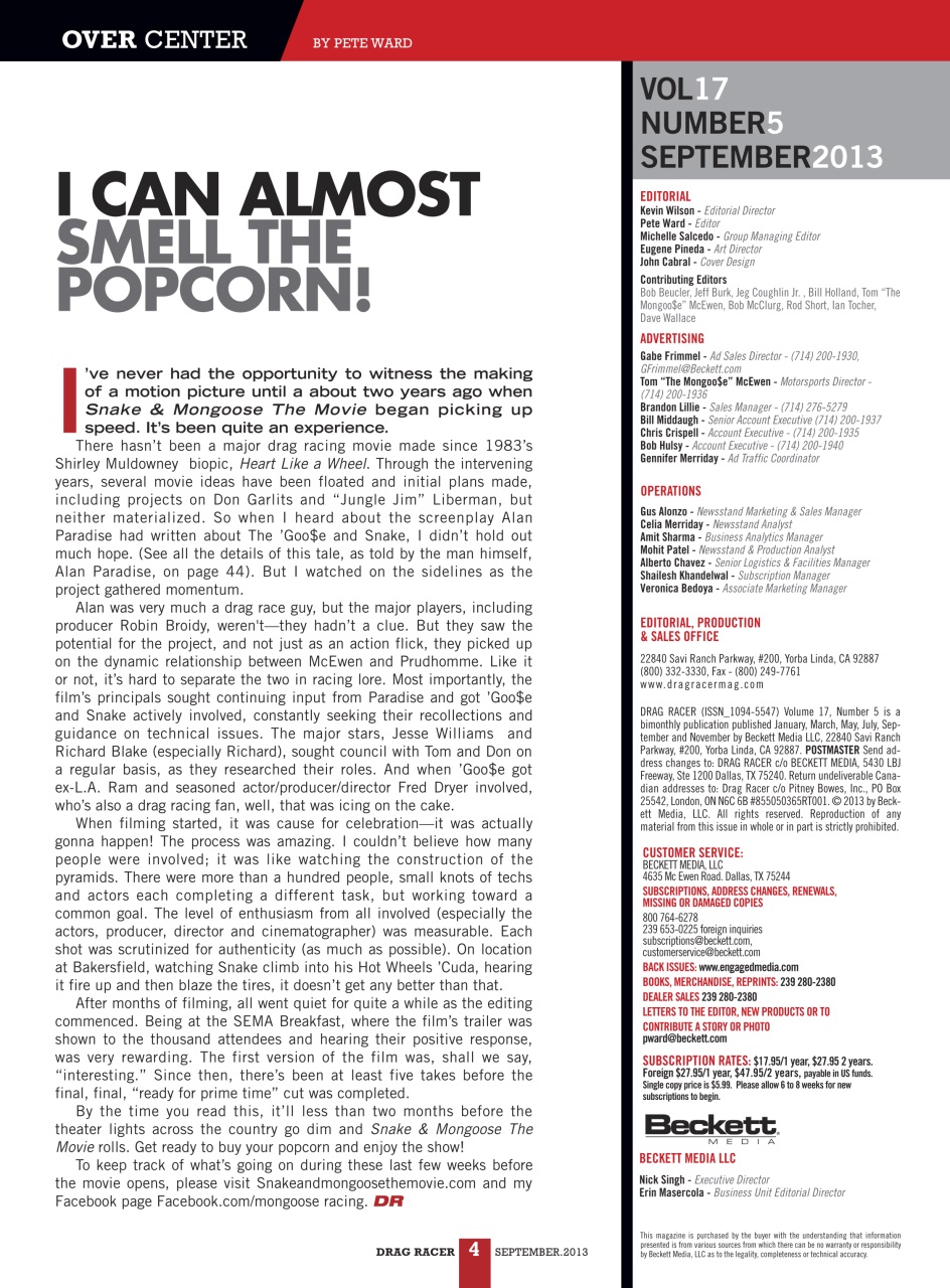 Drag Racer Preview Pages