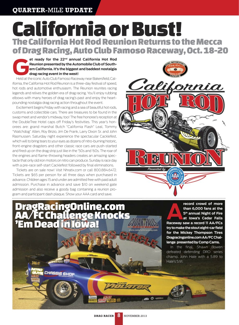 Drag Racer Preview Pages