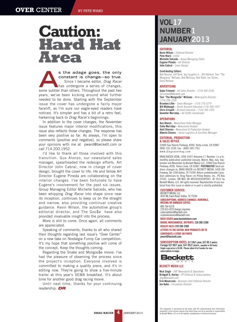 Drag Racer Preview Pages